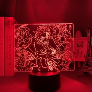 DEMON SLAYER LED ANIME LAMP (DEMON SLAYER) Otaku0705 TOUCH +(REMOTE) Official Anime Light Lamp Merch