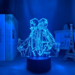 KIRITO + ASUNA LED ANIME LAMP (SWORD ART ONLINE) Otaku0705 TOUCH +(REMOTE) Official Anime Light Lamp Merch